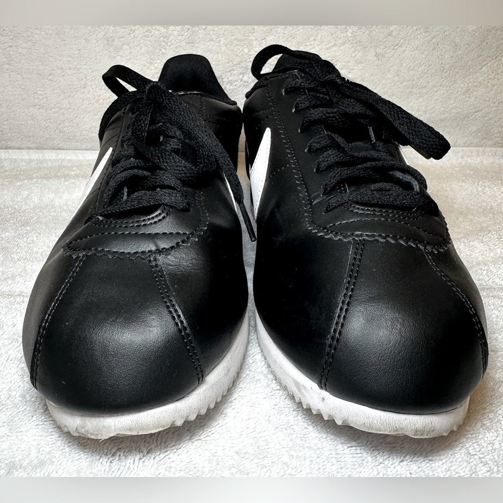 Nike Cortez unisex black and white classic style tennis shoes sneakers retro - Picture 8 of 10